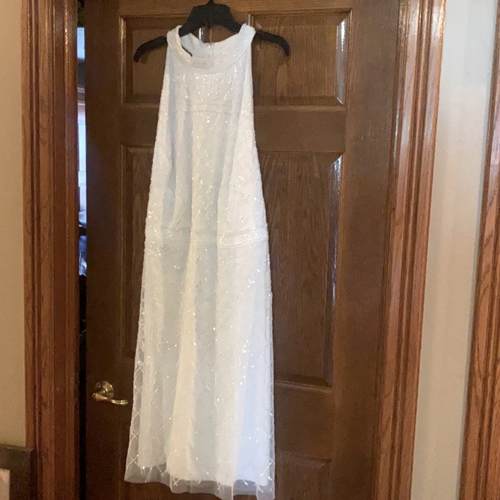 Nwt Adrianna Papell Beaded Dress